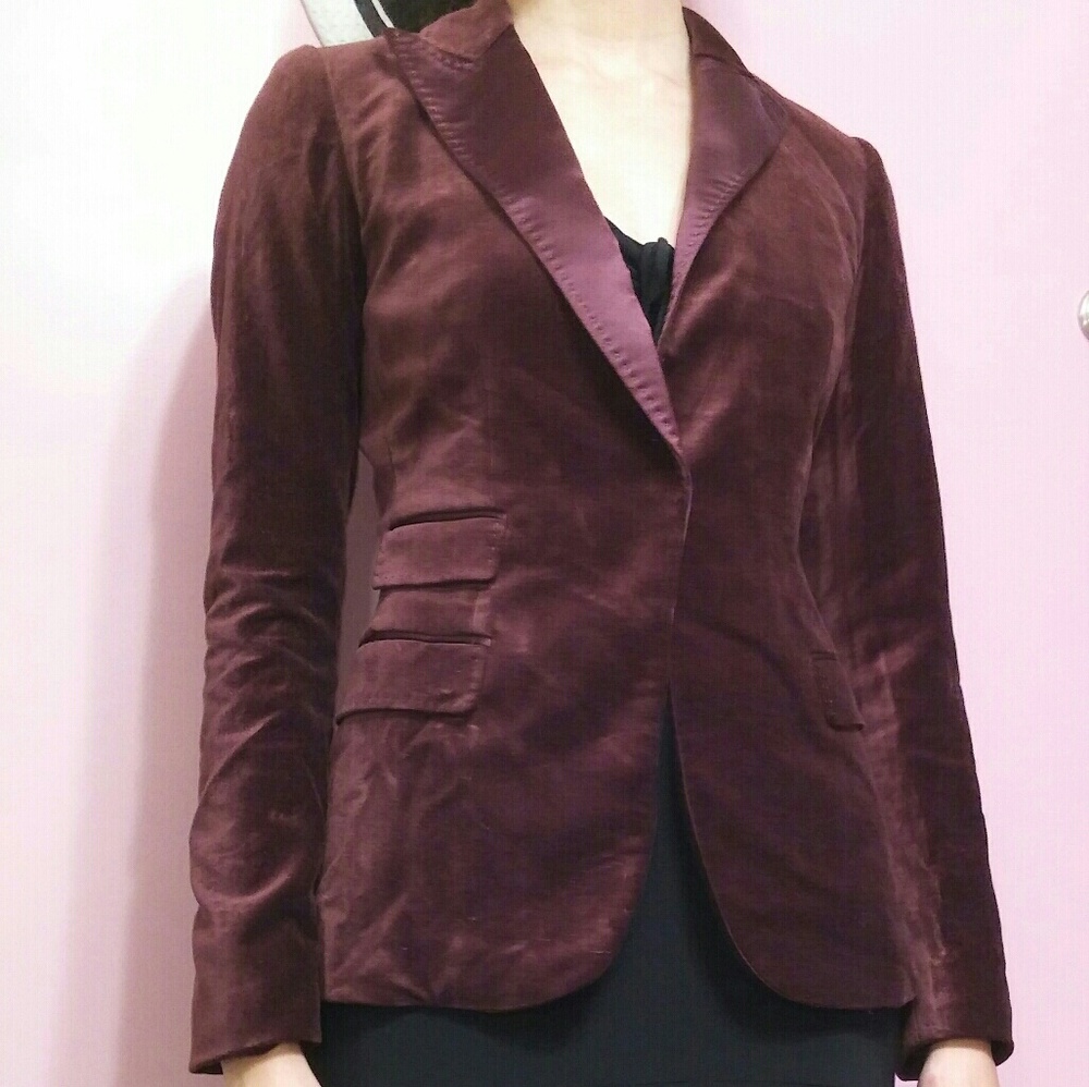 Velvet blazer